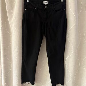PAIGE Women's Cropped Black Jeans ~ NWOT ~ Non-Smoking Hime